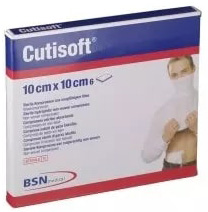 GARZA IDROFILA COMPRESSA CUTISOFT TESSUTO NON TESSUTO 10X10 CM 6 PEZZI - Farmacia De Pasquale