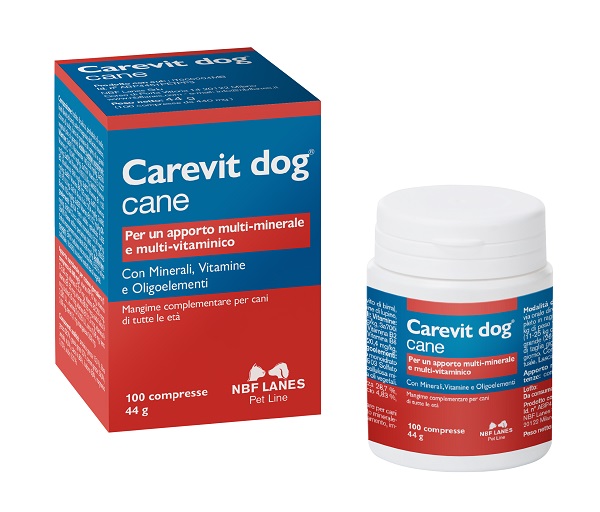 CAREVIT DOG FLACONE 100 COMPRESSE APPETIBILI - Farmacia De Pasquale