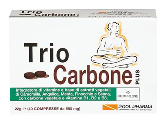 TRIOCARBONE PLUS 40 COMPRESSE - Farmacia De Pasquale