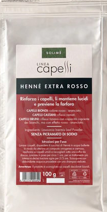 HENNE EXTRA ROSSO 100G - Farmacia De Pasquale