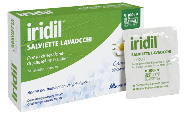 IRIDIL LAVAOCCHI 14 SALVIETTE MONOUSO - Farmacia De Pasquale