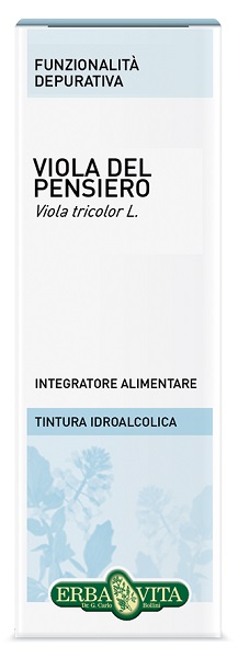 VIOLA DEL PENSIERO FIORI TINTURA IDROALCOLICA 50 ML EBV - Farmacia De Pasquale