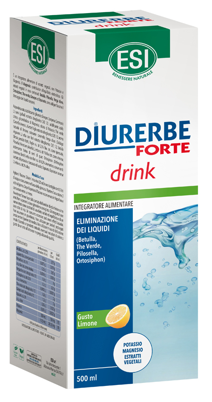 ESI DIURERBE FORTE DRINK LIMONE 500 ML - Farmacia De Pasquale