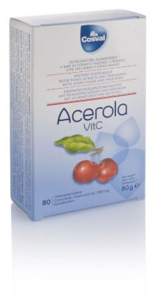 ACEROLA VITAMINA C 80 TAVOLETTE - Farmacia De Pasquale