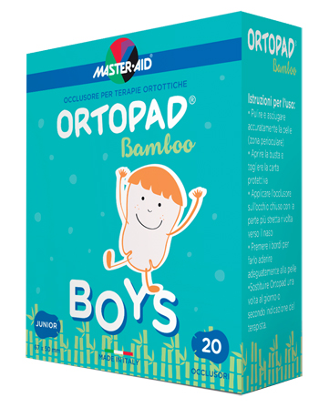 CEROTTO OCULARE PER ORTOTTICA ORTOPAD BOYS 5X6,7 CM 20 PEZZI - Farmacia De Pasquale
