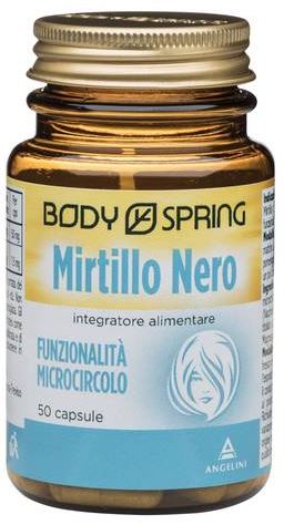 BODY SPRING MIRTILLO NERO 50 CAPSULE - Farmacia De Pasquale