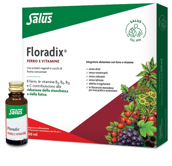 FLORADIX MONODOSE 10 FLACONCINI DA 20 ML - Farmacia De Pasquale