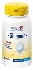 LONGLIFE L-GLUTAMINE 100 CAPSULE DI GELATINA DA 620 MG - Farmacia De Pasquale