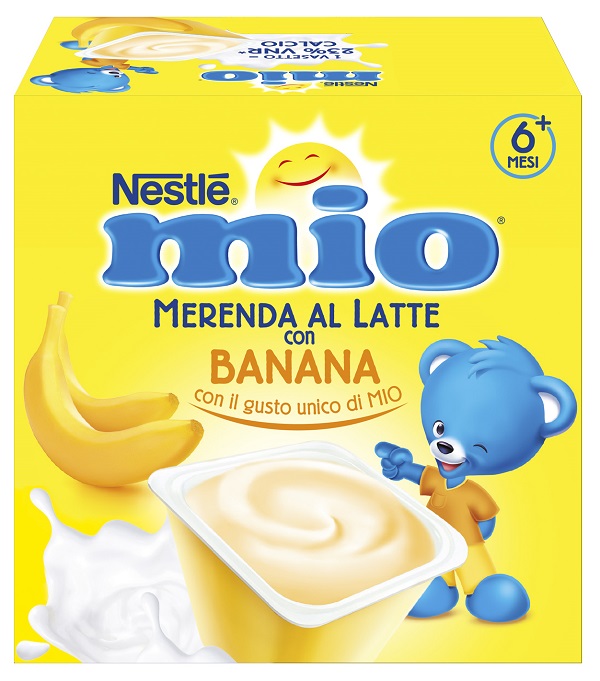 MIO MERENDA BANANA 4 X 100 G - Farmacia De Pasquale