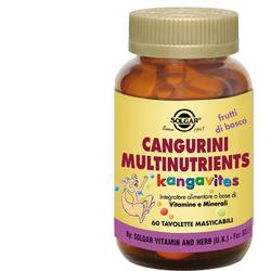 CANGURINI MULTINUTRIENTS FRUTTI BOSCO 60 COMPRESSE - Farmacia De Pasquale