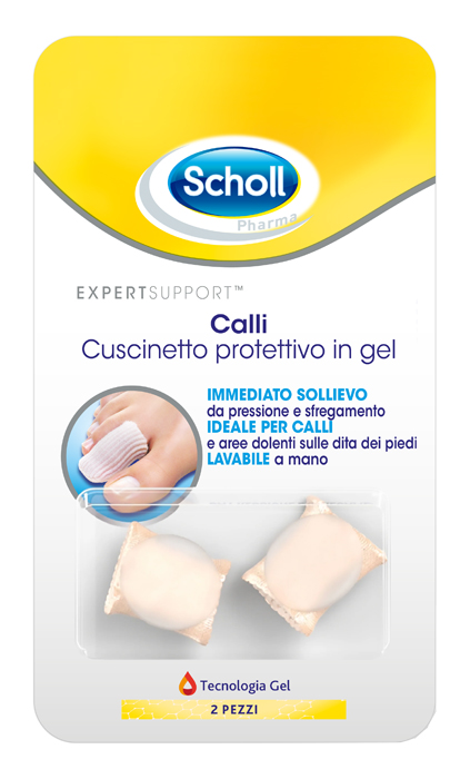CUSCINETTI PROTETTIVI PER PIEDI CALLI SCHOLL GELACTIV 2 PEZZI - Farmacia De Pasquale