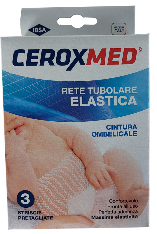 CEROXMED RETE TUBOLARE CAL 5,5 CINTURA OMBELICALE 45 CM 3 PEZZI - Farmacia De Pasquale