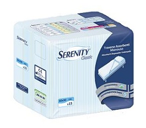 TRAVERSA SALVAMATERASSO PER INCONTINENZA SERENITY CLASSIC RIMBOCCABILE MISURA 80X180CM 30 PEZZI - Farmacia De Pasquale