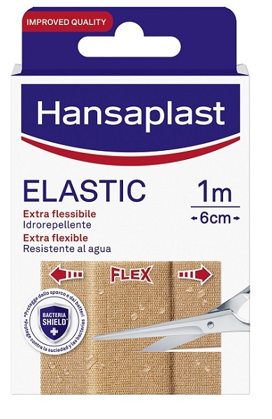 CEROTTO IN STRISCIA HANSAPLAST ELASTIC EXTRA FLESSIBILE 6 CM LUNGHEZZA 1 M 10 PEZZI - Farmacia De Pasquale