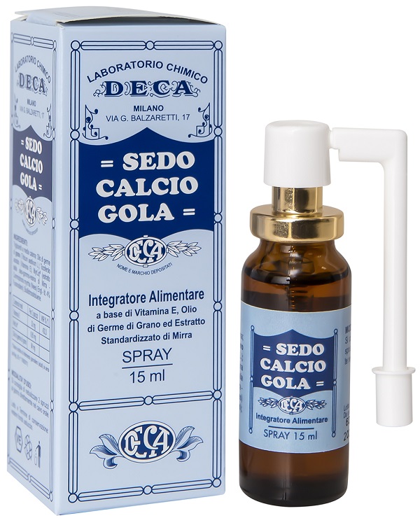 SEDO CALCIO GOLA SPRAY 15 ML - Farmacia De Pasquale
