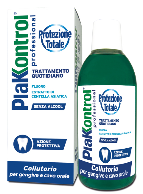 PLAKKONTROL PROTEZIONE TOTALE COLLUTORIO 500 ML - Farmacia De Pasquale