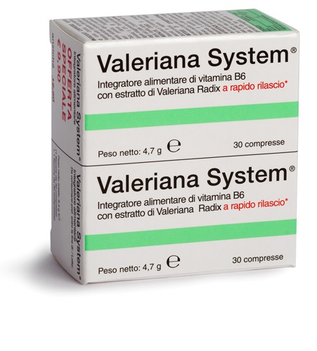 VALERIANA SYSTEM 30 COMPRESSE + 30 COMPRESSE - Farmacia De Pasquale