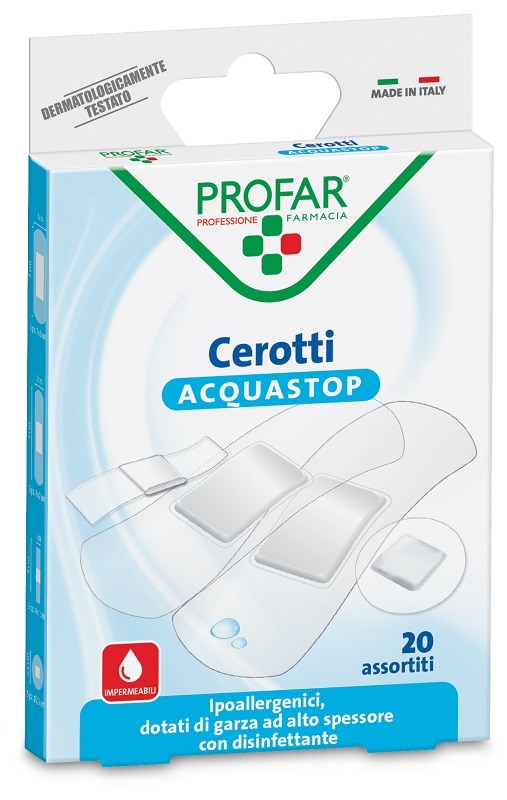 CEROTTO ACQUASTOP ASSORTITI PROFAR 20 PEZZI - Farmacia De Pasquale