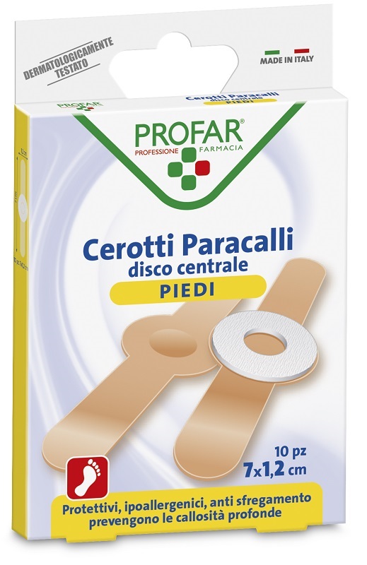CEROTTO PARACALLI PROFAR 7X1,2 CM 10 PEZZI - Farmacia De Pasquale