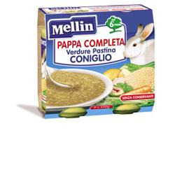 MELLIN PAPPA COMPLETA CONIGLIO 250 G 2 PEZZI - Farmacia De Pasquale