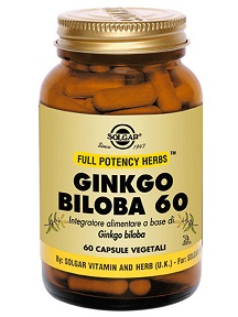 GINKGO BILOBA 60 60 CAPSULE VEGETALI - Farmacia De Pasquale