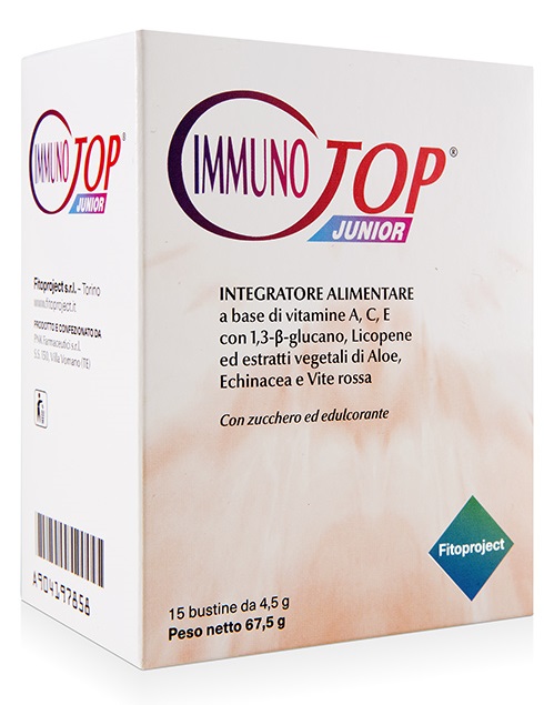 IMMUNOTOP JUNIOR 15 BUSTINE DA 4,5 G - Farmacia De Pasquale