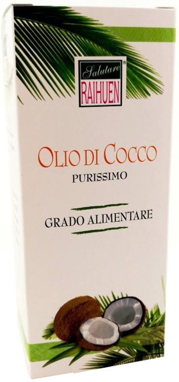RAIHUEN OLIO COCCO PURO GRADO ALIMENTARE 1 LITRO - Farmacia De Pasquale