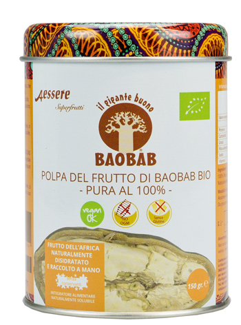 BAOBAB AESSERE POLPA BIO 150 G - Farmacia De Pasquale