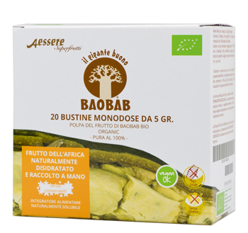 BAOBAB AESSERE POLPA BIO 20X5 G - Farmacia De Pasquale