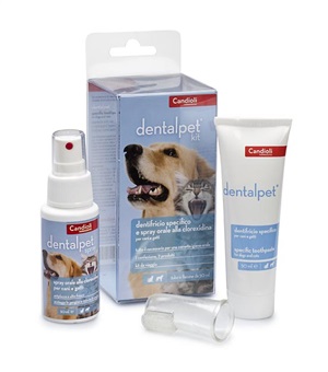 DENTALPET KIT DENTIFRICIO 50ML+SPRAY ORALE 50ML+1 DITALE - Farmacia De Pasquale