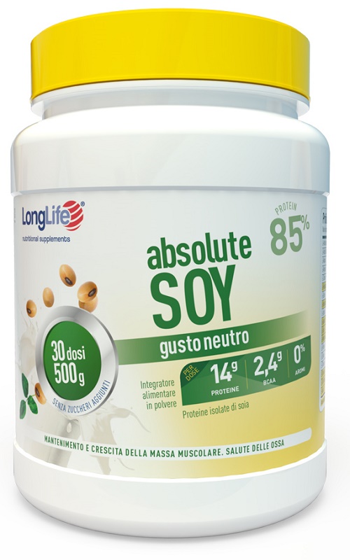 LONGLIFE ABSOLUTE SOY 500 G - Farmacia De Pasquale