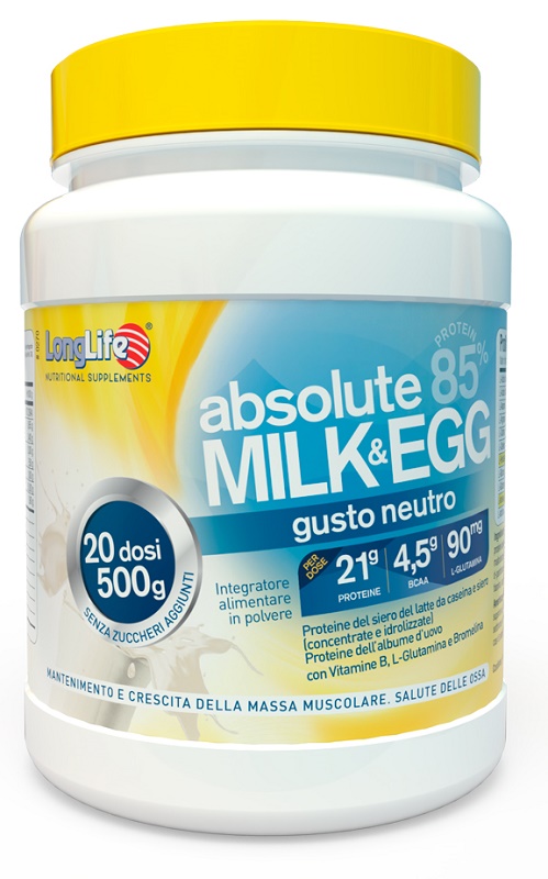 LONGLIFE ABSOLUTE MILK&EGG 500 G - Farmacia De Pasquale