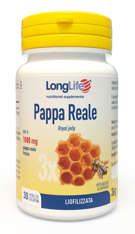 LONGLIFE PAPPA REALE 30 PERLE IN GELATINA - Farmacia De Pasquale