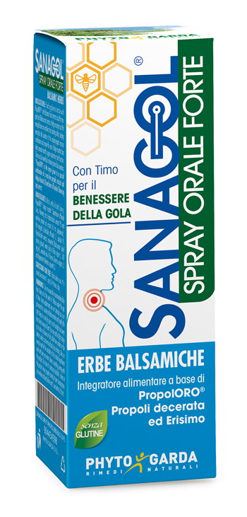 SANAGOL SPRAY FORTE ERBE BALSAMICHE 20 ML - Farmacia De Pasquale