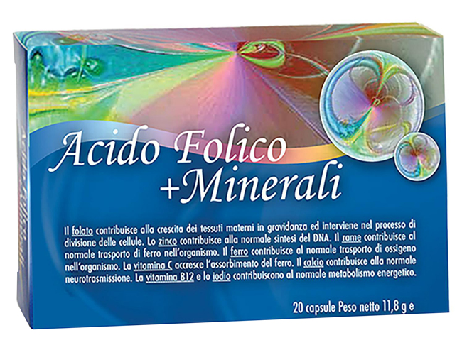 ACIDO FOLICO + MINERALI 20 CAPSULE - Farmacia De Pasquale
