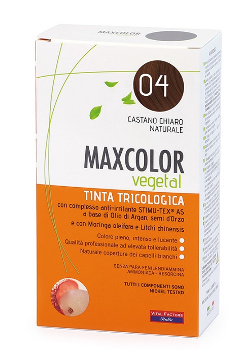 MAX COLOR VEGETAL 04 TINTURA 140 ML - Farmacia De Pasquale