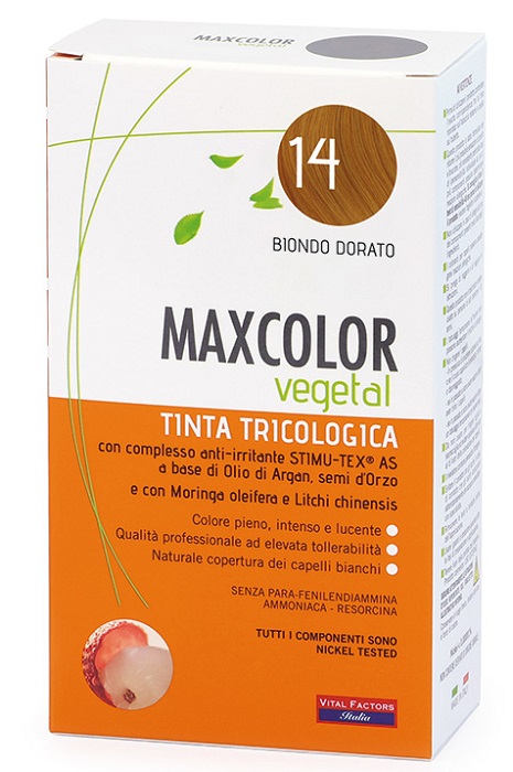 MAX COLOR VEGETAL 14 TINTURA 140 ML - Farmacia De Pasquale