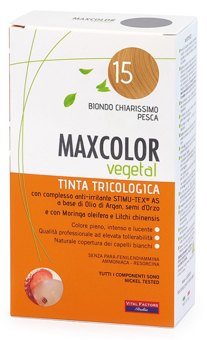 MAX COLOR VEGETAL 15 TINTURA 140 ML - Farmacia De Pasquale