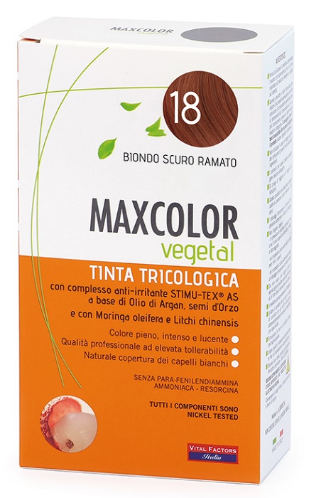 MAX COLOR VEGETAL 18 TINTURA 140 ML - Farmacia De Pasquale