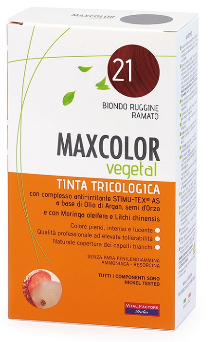 MAX COLOR VEGETAL 21 TINTURA 140 ML - Farmacia De Pasquale