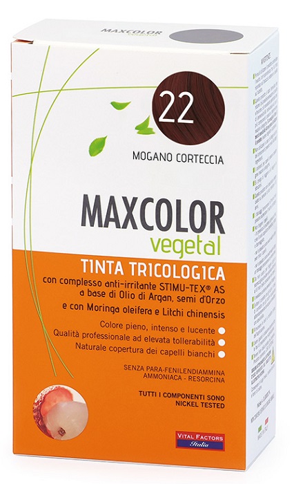 MAX COLOR VEGETAL 22 TINTURA 140 ML - Farmacia De Pasquale