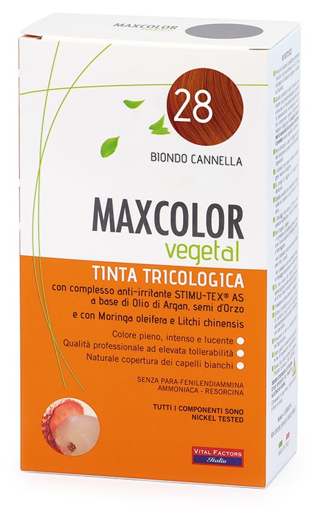 MAX COLOR VEGETAL 28 TINTURA 140 ML - Farmacia De Pasquale