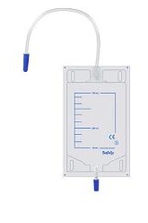 SACCA DI DRENAGGIO GAMBA PER INCONTINENZA TUBO 10 CM 10 PEZZI - Farmacia De Pasquale