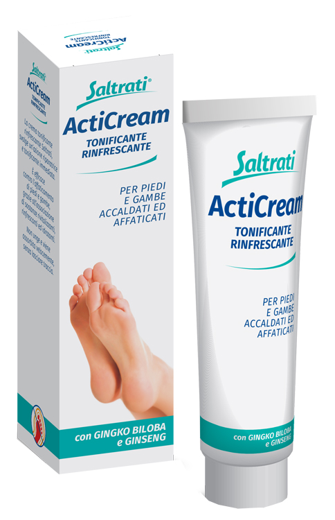 SALTRATI ACTICREAM TONIFICANTE RINFRESCANTE PER PIEDI E GAMBE 100 ML - Farmacia De Pasquale