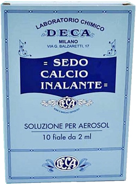 SEDO CALCIO INALANTE SOLUZIONE AEROSOL 10 FIALE 2 ML - Farmacia De Pasquale