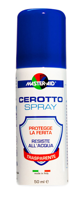 CEROTTO SPRAY MASTER-AID FLACONE 50ML CIRCA 80 APPLICAZIONI - Farmacia De Pasquale