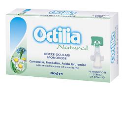 OCTILIA NATURAL GOCCE OCCHI IRRITATI E ARROSSATI 10 FLACONCINI MONODOSE 0,5 ML - Farmacia De Pasquale