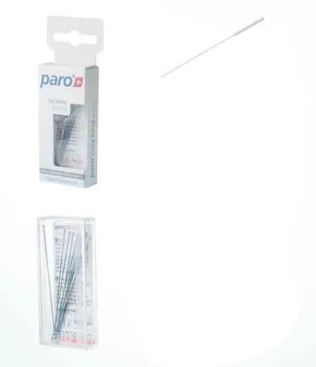PARO 7-1012 ISOLA LONG SCOVOLINO INTERDENTALI XXX-FINE BIANCO CILINDRICO DIAMETRO 1,9 MM - Farmacia De Pasquale