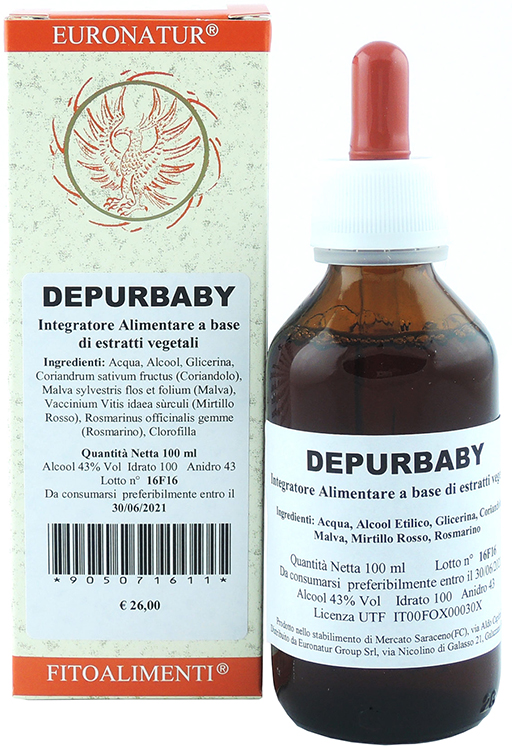 DEPURBABY GOCCE 100 ML - Farmacia De Pasquale
