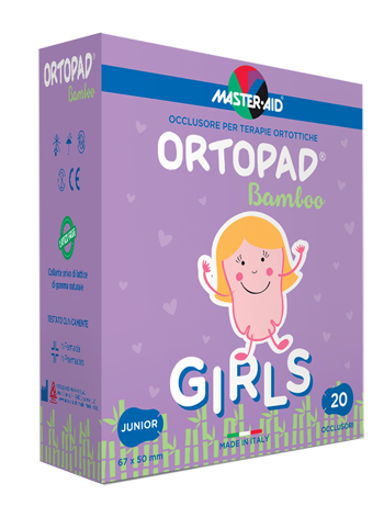 CEROTTO OCULARE PER ORTOTTICA ORTOPAD GIRLS M 5,4X7,6 20 PEZZI - Farmacia De Pasquale